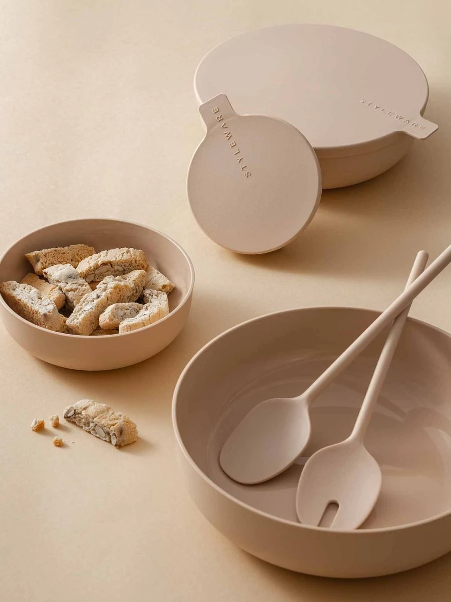 Salad Server Set - Biscotti 8 Salad Server Set - Biscotti - Image 6