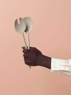 Salad Server Set - Smoke 10 Salad Server Set - Smoke -Best Home styleware lifestyle smoke 1 1