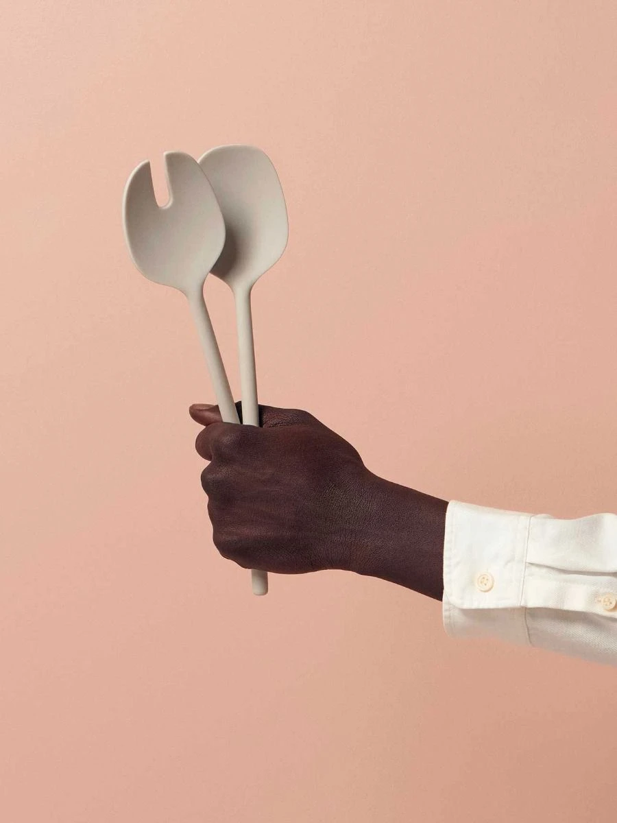 Salad Server Set - Smoke 6 Salad Server Set - Smoke - Image 4