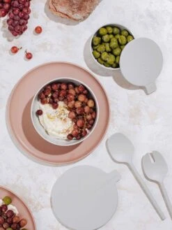 Nesting Bowls - Set Of 4 In Smoke 13 Nesting Bowls - Set Of 4 In Smoke -Best Home styleware lifestyle smoke blush 1 1