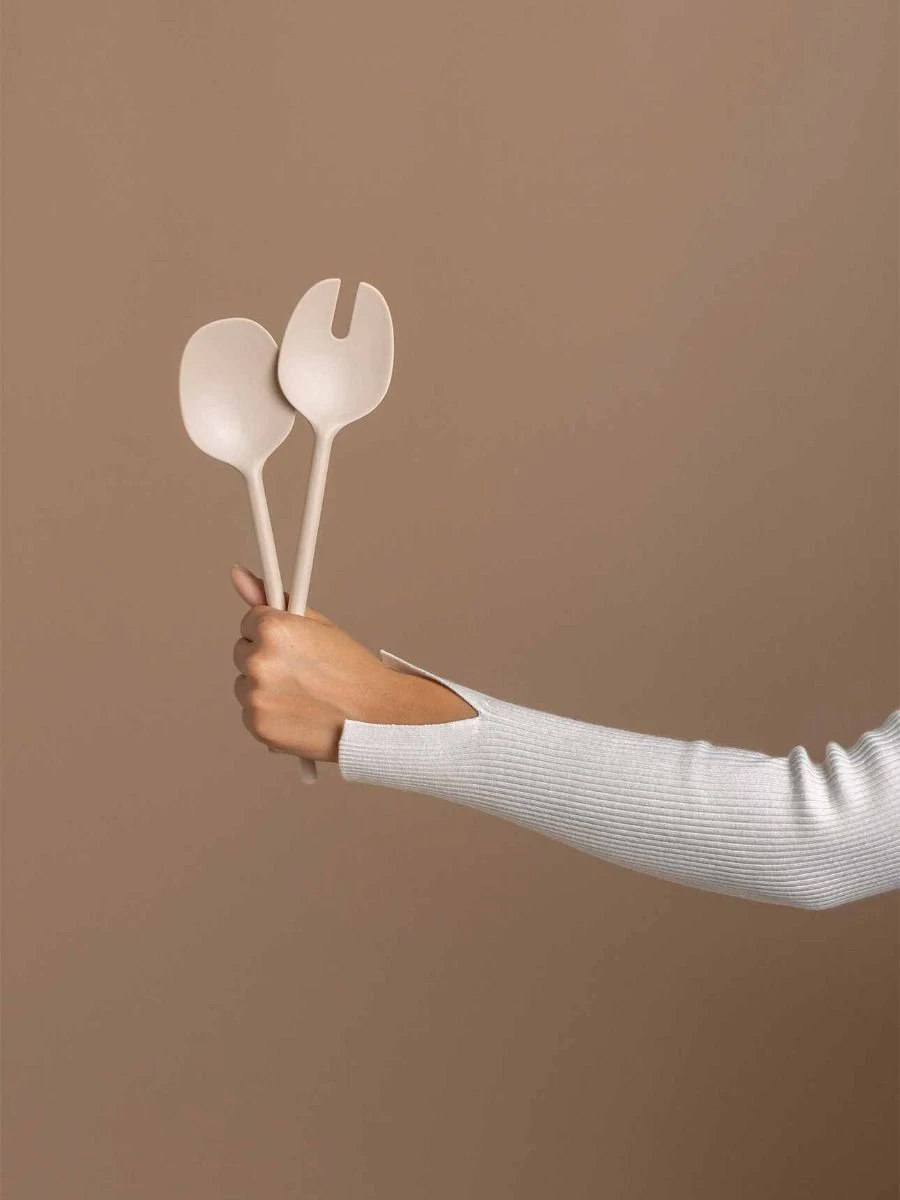 Salad Server Set - Biscotti 6 Salad Server Set - Biscotti - Image 4