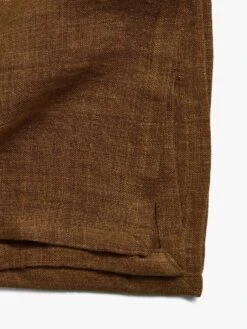 Vintage Linen Napkins Set Of 4 - Tobacco