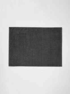 Waffle Bath Mat - Charcoal