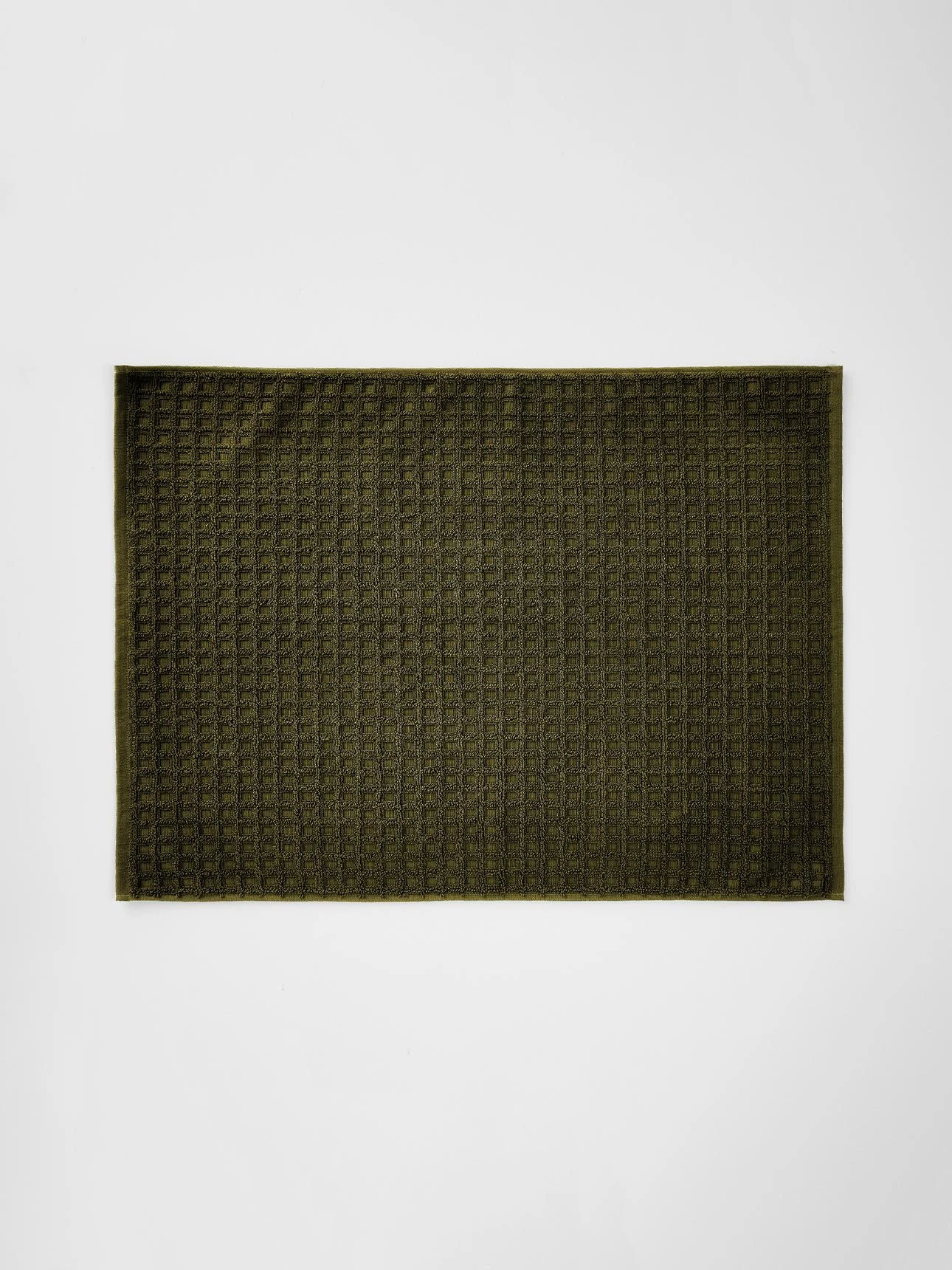 Waffle Bath Mat - Khaki 3 Waffle Bath Mat - Khaki