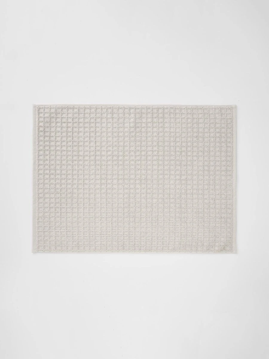 Waffle Bath Mat - Natural 3 Waffle Bath Mat - Natural