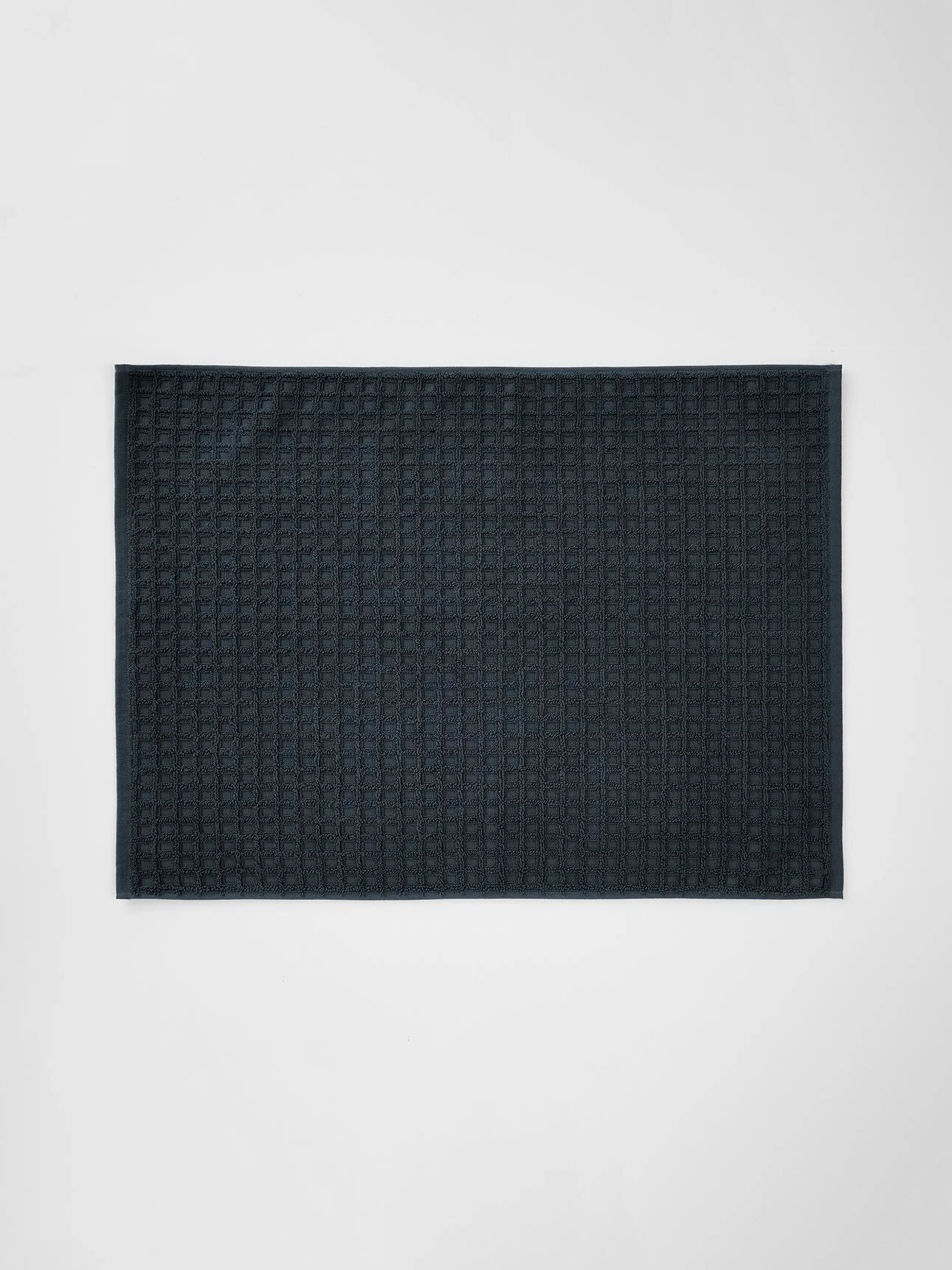 Waffle Bath Mat - Slate 3 Waffle Bath Mat - Slate