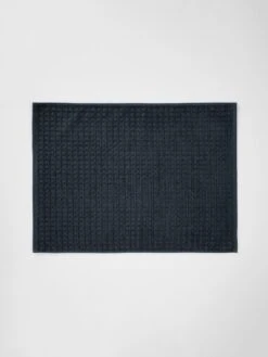 Waffle Bath Towel Set - Slate -Best Home waffle bath mat slate 1