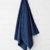 Waffle Bath Sheet - Bijou Blue -Best Home waffle bath towel bijou blue