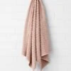 Waffle Bath Towel - Pink Clay 2 Waffle Bath Towel - Pink Clay -Best Home waffle bath towel clay
