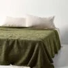 Waffle Bed Cover - Caper 1 Waffle Bed Cover - Caper -Best Home waffle bed cover caper