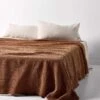Waffle Bed Cover - Clove -Best Home waffle bed cover clove