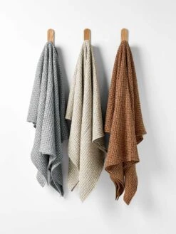 Waffle Throw - Caper -Best Home waffle throws 1