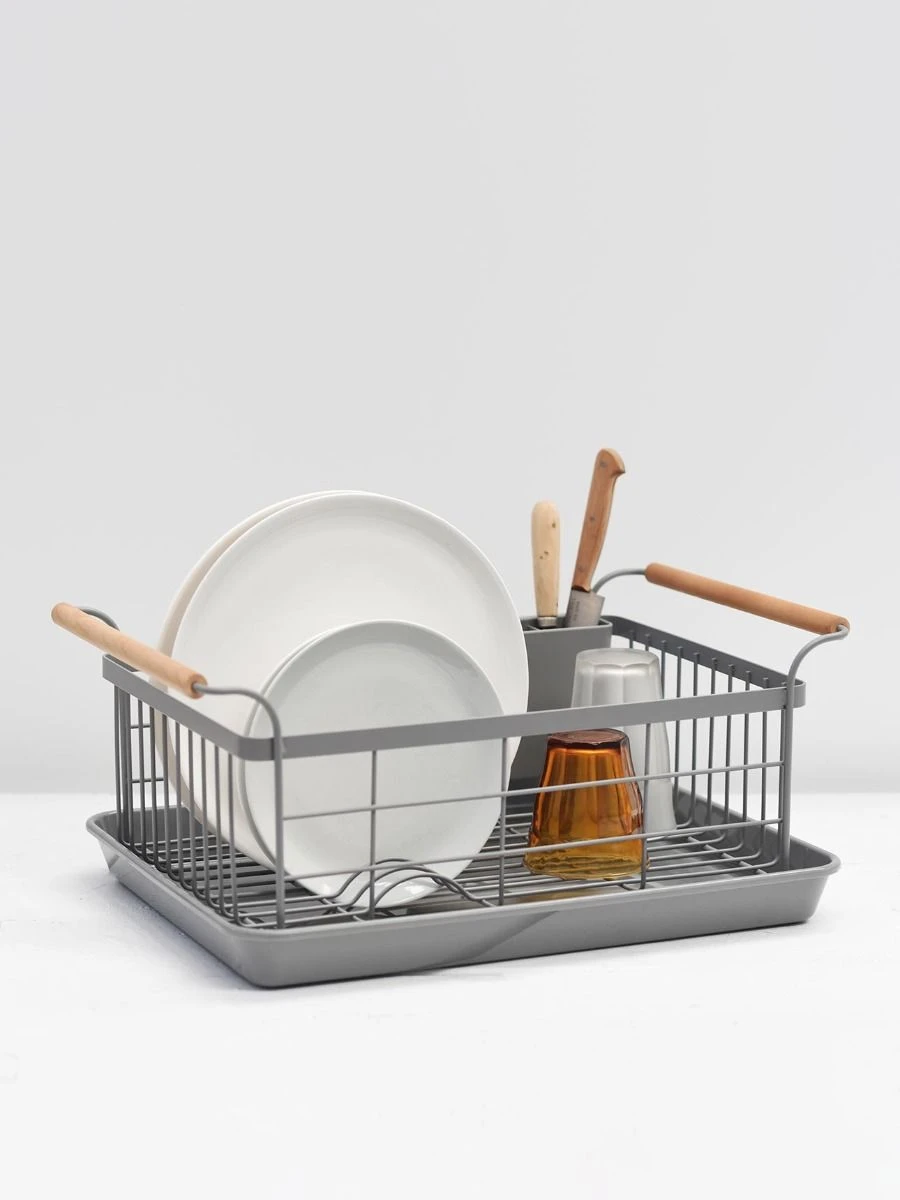 Yamazaki Tosca Dish Drainer - Grey 4 Yamazaki Tosca Dish Drainer - Grey - Image 2