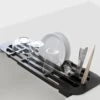 Yamazaki Tower Sink Drainer - Black -Best Home yamazaki tower sink drainer black lifestyle 1
