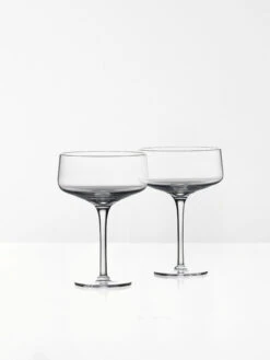 Zone Denmark Rocks Cocktail Crystal Glasses Low Set Of 2
