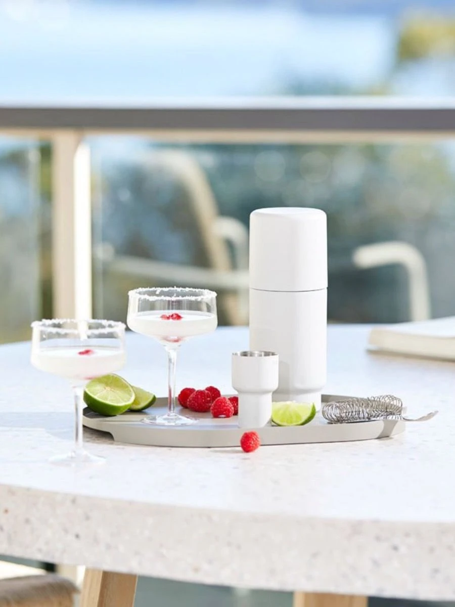 Zone Denmark Rocks Cocktail Shaker In Warm Grey 4 Zone Denmark Rocks Cocktail Shaker In Warm Grey - Image 2